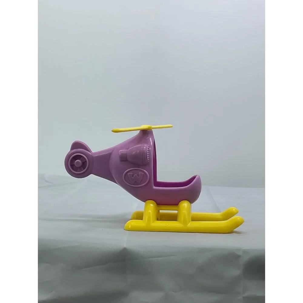 Purple & Yellow Toy Helicopter For Kids